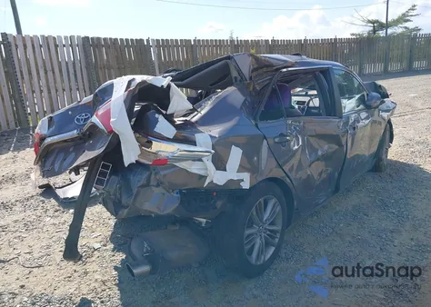 2015 Toyota Camry Se z USA, uszkodzony, nr VIN 4T1BF1FK1FU020986